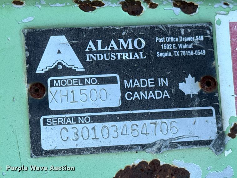 image for item ER8879 Alamo XH1500 batwing rotary mower