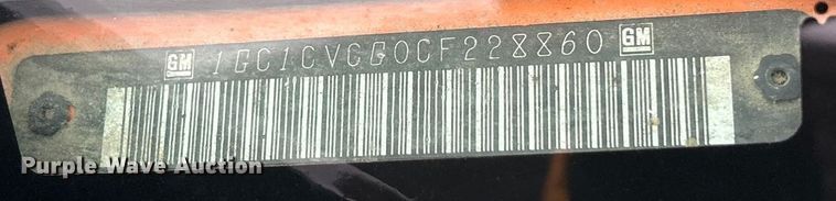 image for item ET4617 2012 Chevrolet Silverado 2500HD Crew Cab utility bed pickup truck