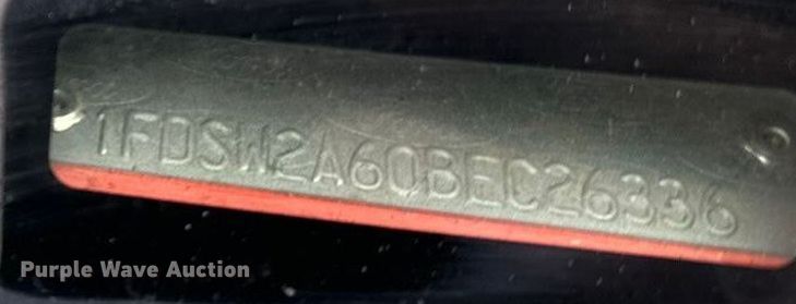 image for item ET4623 2011 Ford F250 Super Duty Crew Cab utility bed pickup truck