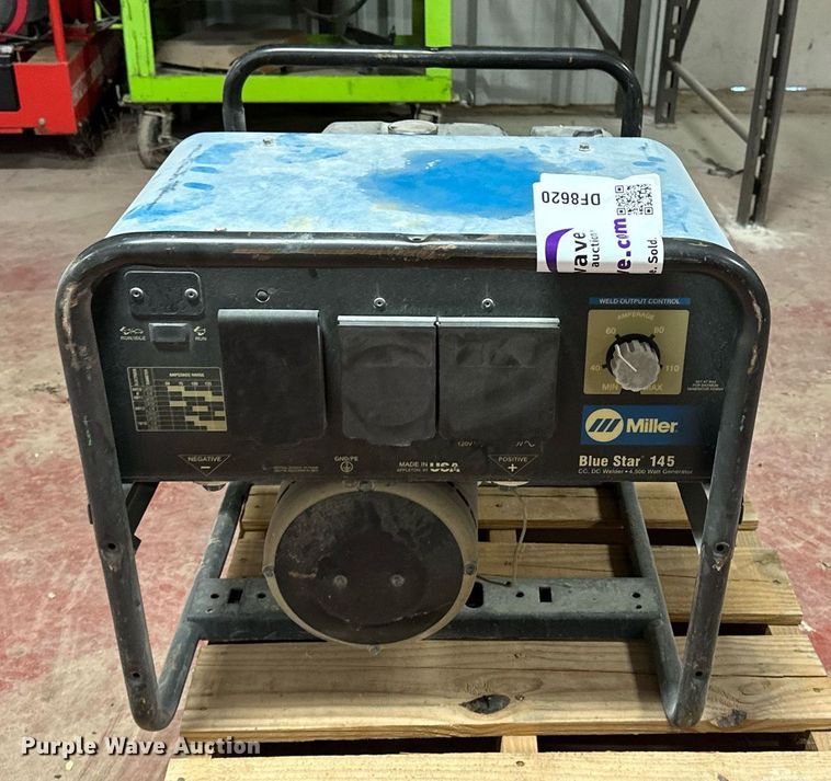 image for item DF8620 Miller Blue Star 145 welder/generator