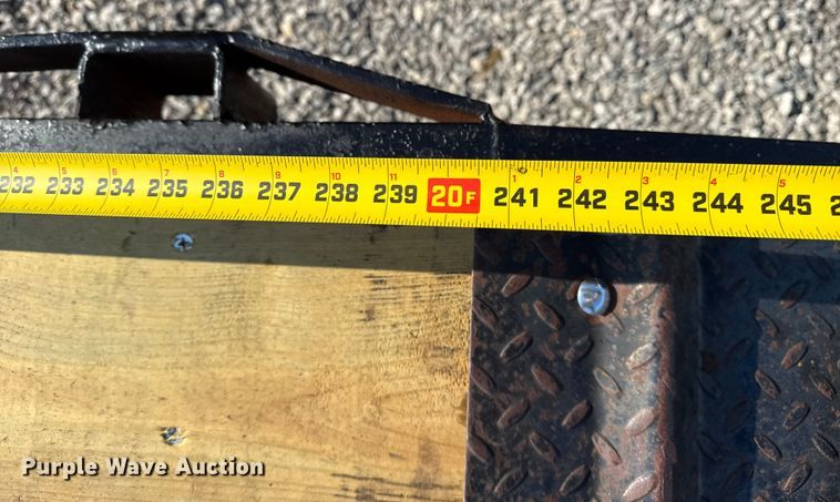 image for item DJ7794 2006 Belshe DT22 equipment trailer