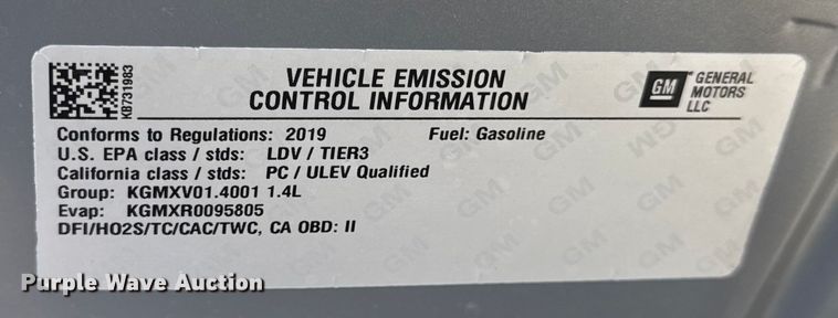 image for item DO2295 2019 Buick Encore SUV