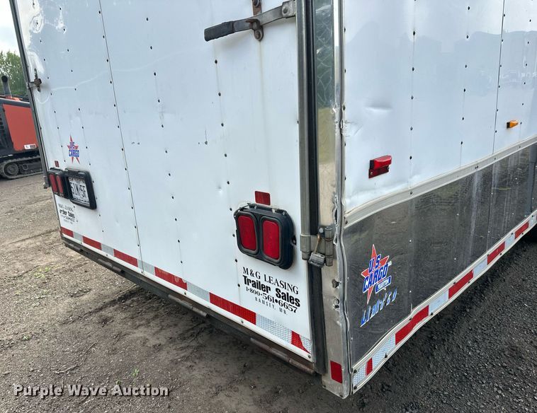 image for item DT6352 2000 US Cargo P08528TA3 enclosed cargo trailer