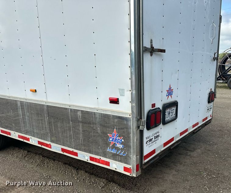 image for item DT6352 2000 US Cargo P08528TA3 enclosed cargo trailer