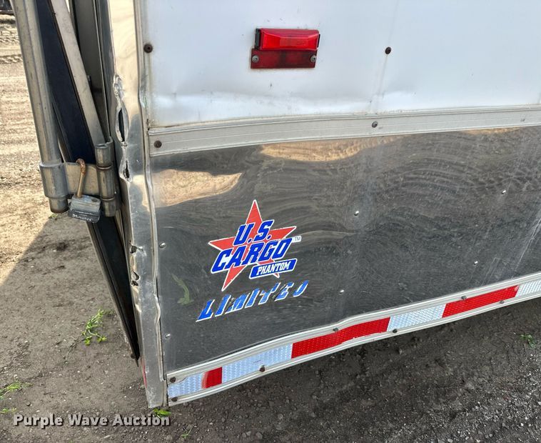 image for item DT6352 2000 US Cargo P08528TA3 enclosed cargo trailer