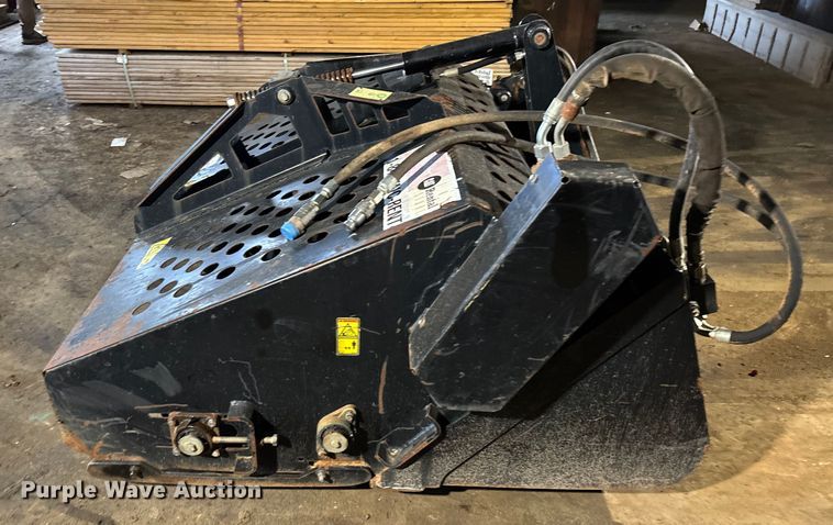 image for item DU1329 2012 Caterpillar LR15B skid steer landscape rake