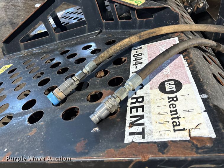 image for item DU1329 2012 Caterpillar LR15B skid steer landscape rake