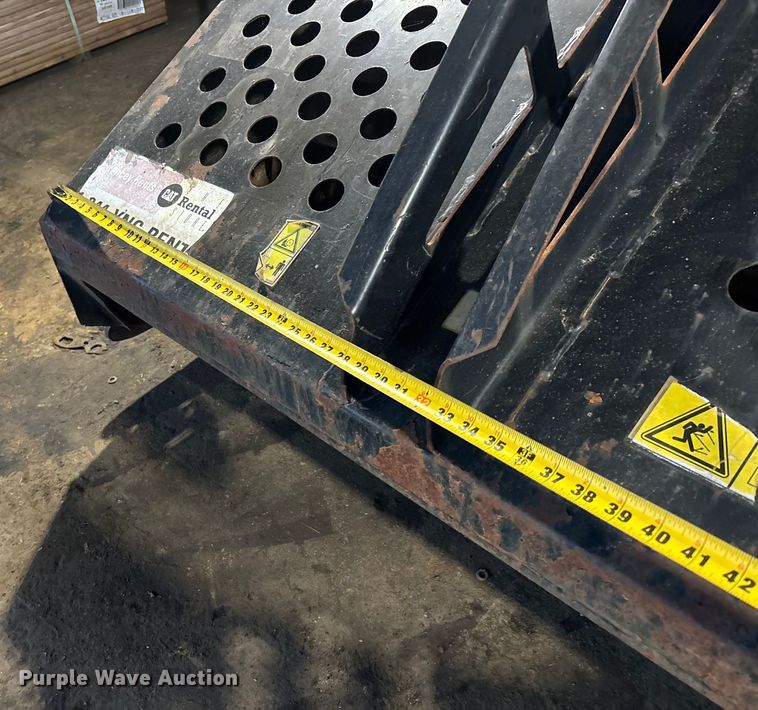 image for item DU1329 2012 Caterpillar LR15B skid steer landscape rake