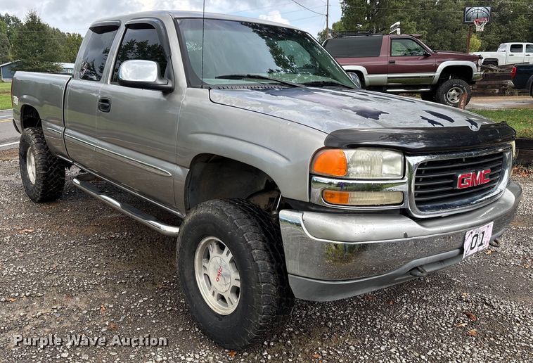 image for item DU1344 1999 GMC Sierra Ext. Cab pickup truck