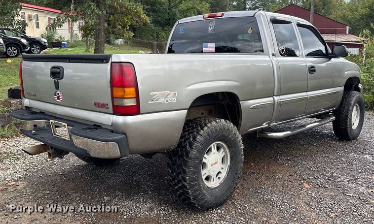 image for item DU1344 1999 GMC Sierra Ext. Cab pickup truck