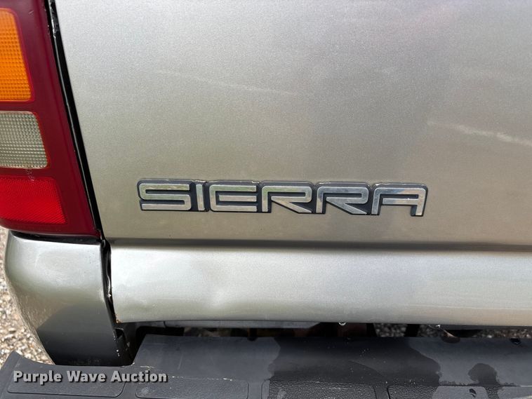 image for item DU1344 1999 GMC Sierra Ext. Cab pickup truck