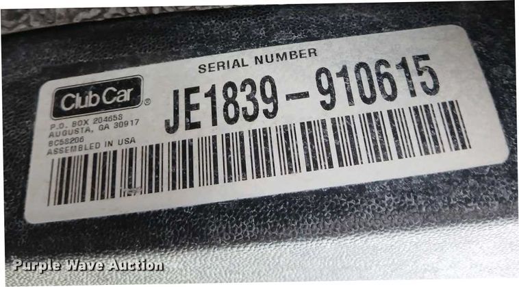 image for item DU6927 2018 Club Car Precedent golf cart