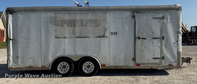 image for item DW6581 2007 Doolittle enclosed cargo trailer