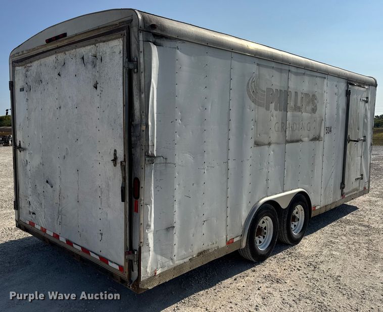 image for item DW6581 2007 Doolittle enclosed cargo trailer