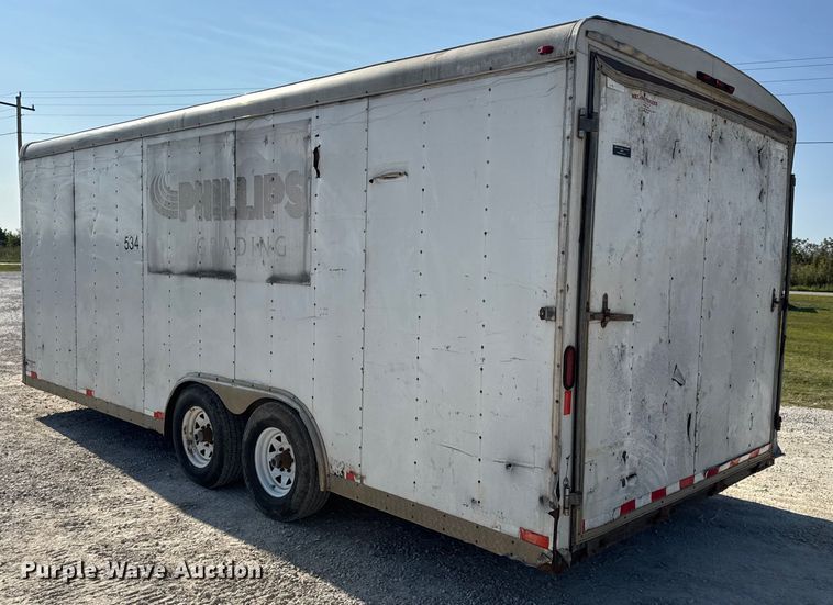 image for item DW6581 2007 Doolittle enclosed cargo trailer
