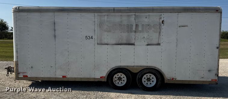 image for item DW6581 2007 Doolittle enclosed cargo trailer