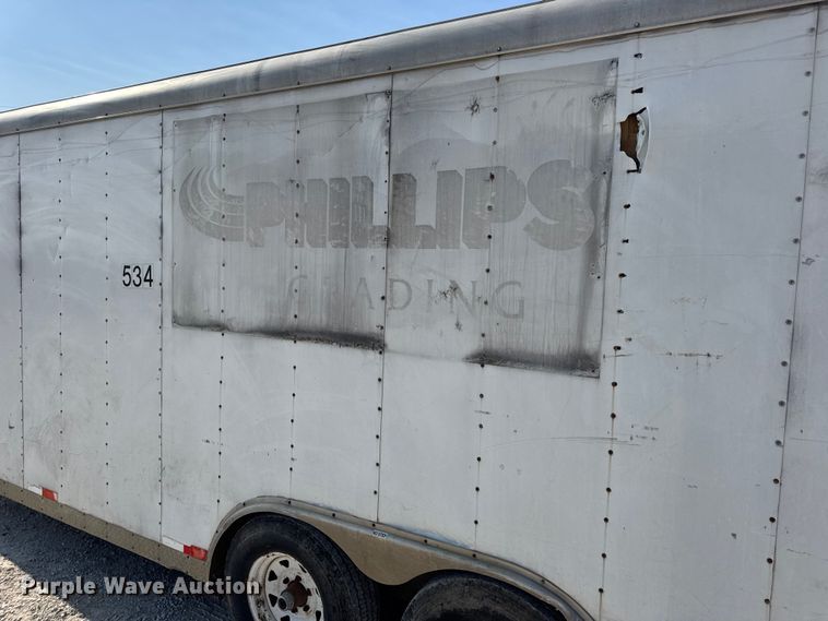 image for item DW6581 2007 Doolittle enclosed cargo trailer