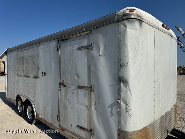image for item DW6581 2007 Doolittle enclosed cargo trailer