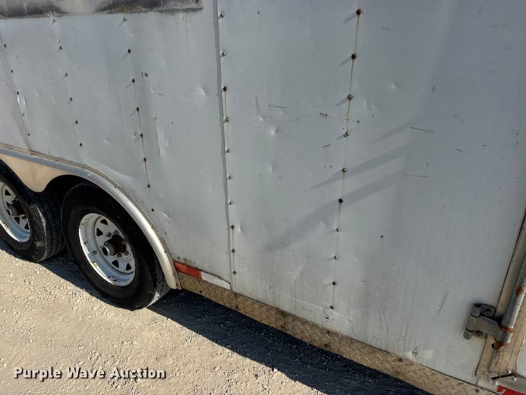 image for item DW6581 2007 Doolittle enclosed cargo trailer