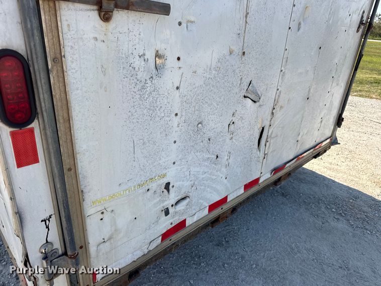 image for item DW6581 2007 Doolittle enclosed cargo trailer
