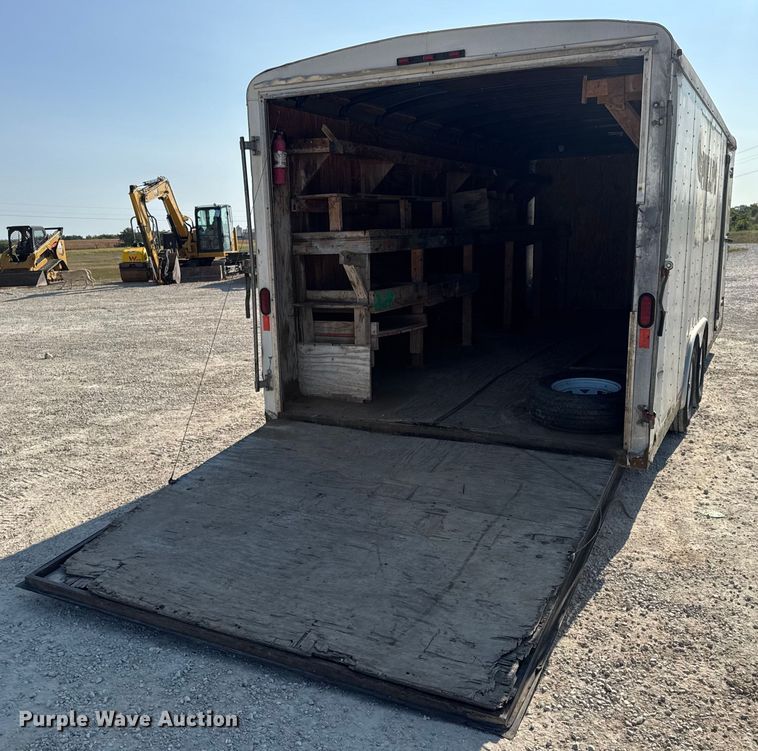 image for item DW6581 2007 Doolittle enclosed cargo trailer