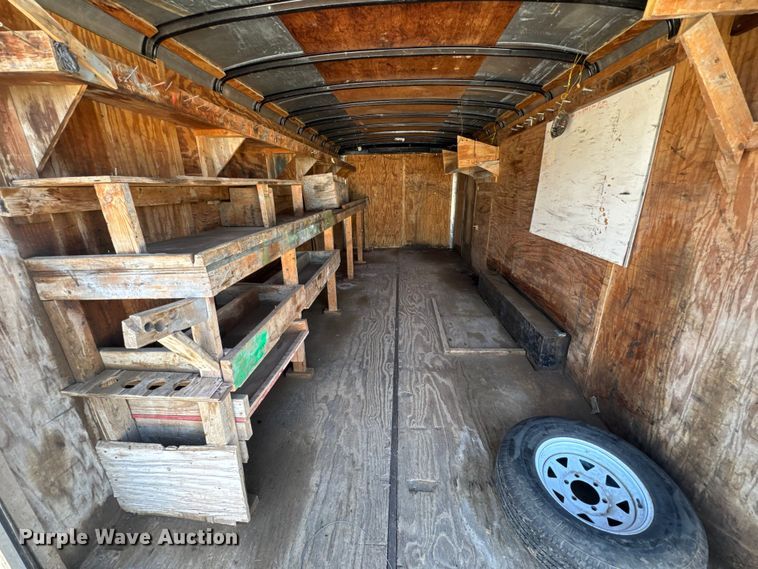 image for item DW6581 2007 Doolittle enclosed cargo trailer