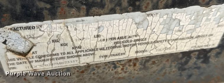 image for item DW6581 2007 Doolittle enclosed cargo trailer