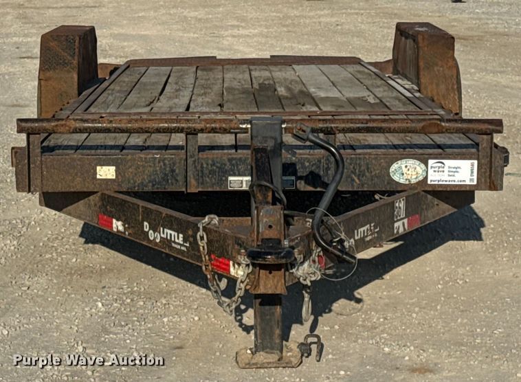image for item DW6585 2012 Doolittle tilt deck equipment trailer