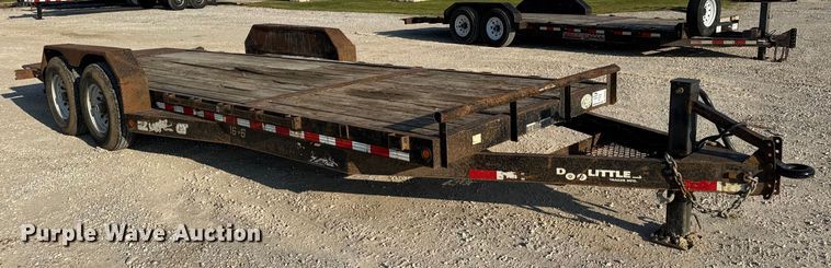 image for item DW6585 2012 Doolittle tilt deck equipment trailer