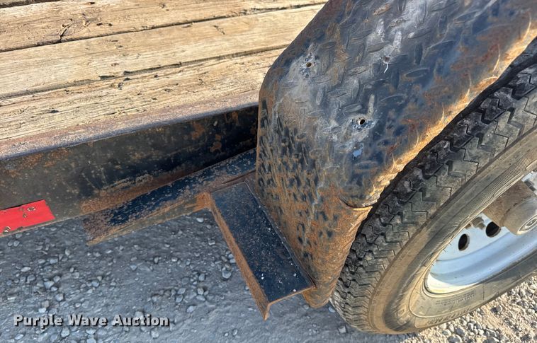 image for item DW6585 2012 Doolittle tilt deck equipment trailer