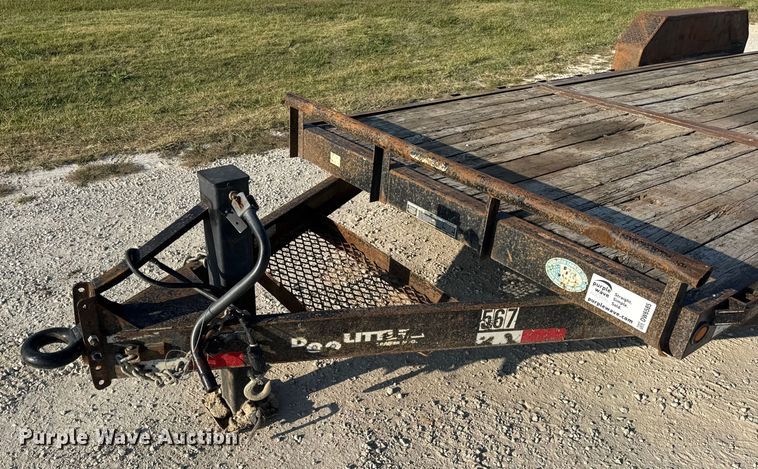 image for item DW6585 2012 Doolittle tilt deck equipment trailer