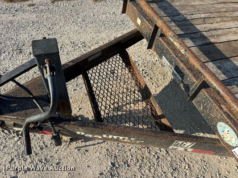 image for item DW6585 2012 Doolittle tilt deck equipment trailer