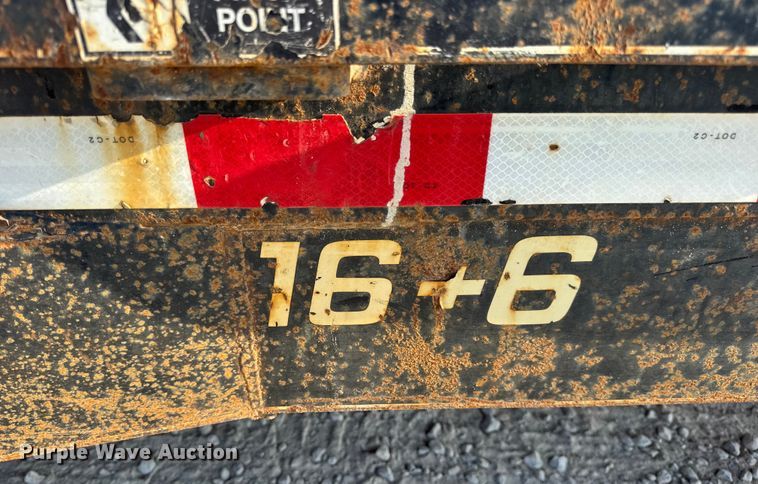 image for item DW6585 2012 Doolittle tilt deck equipment trailer