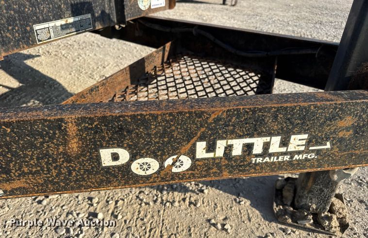 image for item DW6585 2012 Doolittle tilt deck equipment trailer
