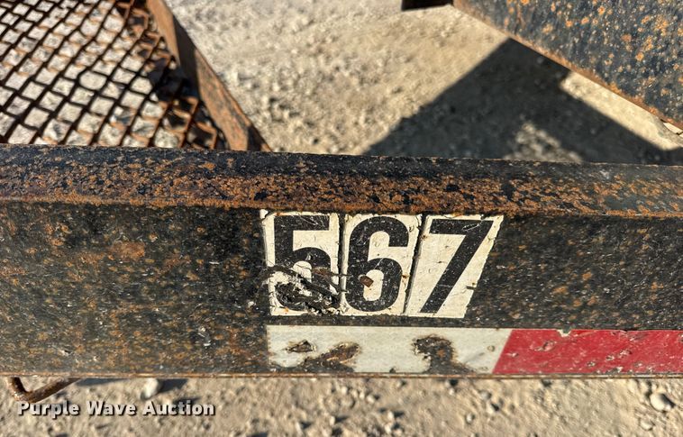 image for item DW6585 2012 Doolittle tilt deck equipment trailer