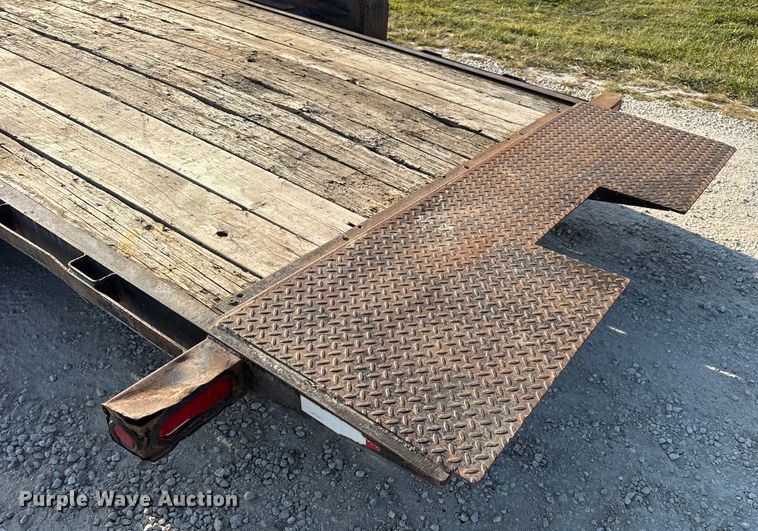 image for item DW6585 2012 Doolittle tilt deck equipment trailer