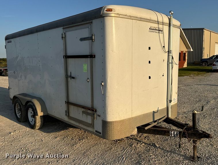 image for item DW6587 2009 Doolittle enclosed cargo trailer