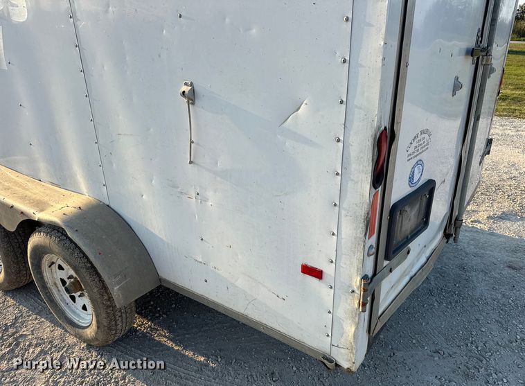 image for item DW6587 2009 Doolittle enclosed cargo trailer