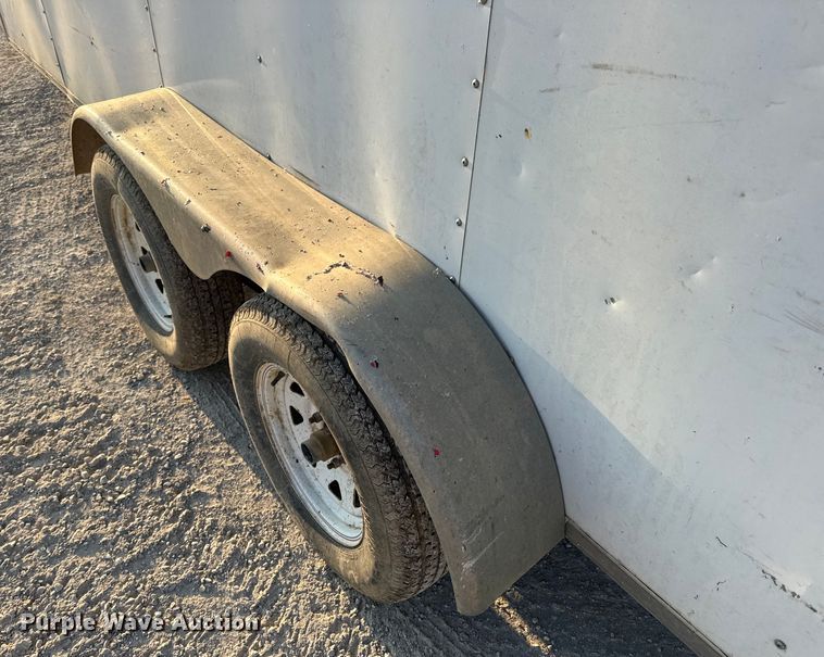 image for item DW6587 2009 Doolittle enclosed cargo trailer