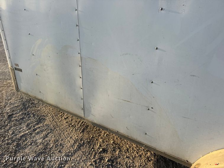 image for item DW6587 2009 Doolittle enclosed cargo trailer