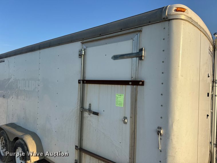 image for item DW6587 2009 Doolittle enclosed cargo trailer