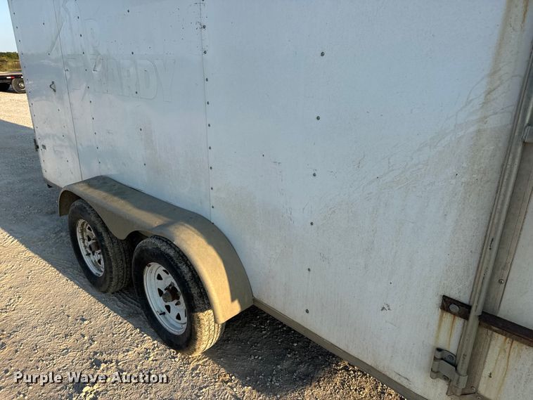 image for item DW6587 2009 Doolittle enclosed cargo trailer