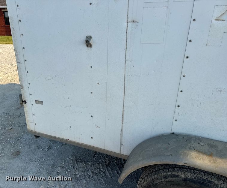 image for item DW6587 2009 Doolittle enclosed cargo trailer