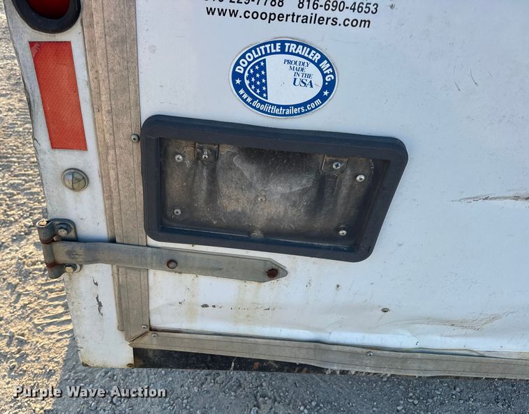 image for item DW6587 2009 Doolittle enclosed cargo trailer