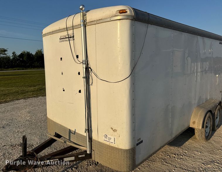 image for item DW6587 2009 Doolittle enclosed cargo trailer