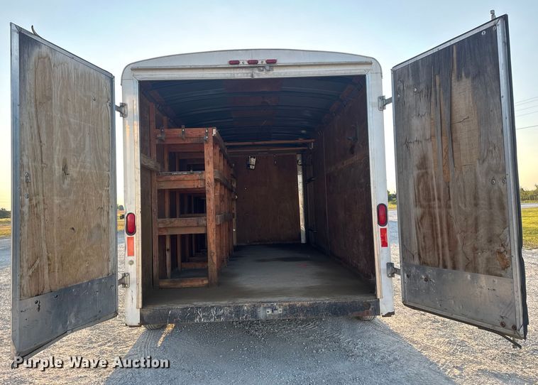 image for item DW6587 2009 Doolittle enclosed cargo trailer