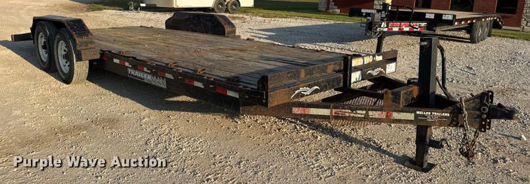 image for item DW6588 2015 Trailerman tilt deck equipment trailer
