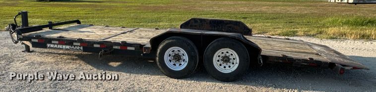 image for item DW6588 2015 Trailerman tilt deck equipment trailer