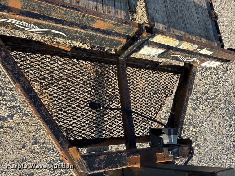 image for item DW6588 2015 Trailerman tilt deck equipment trailer
