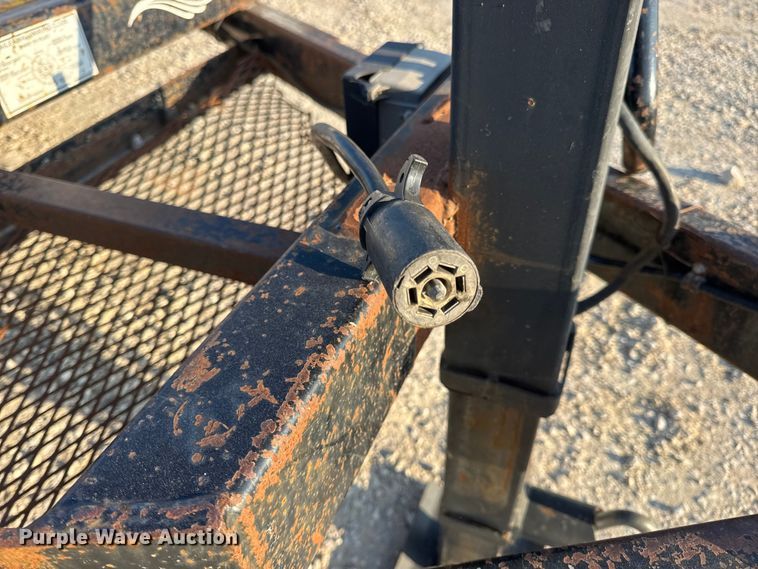 image for item DW6588 2015 Trailerman tilt deck equipment trailer